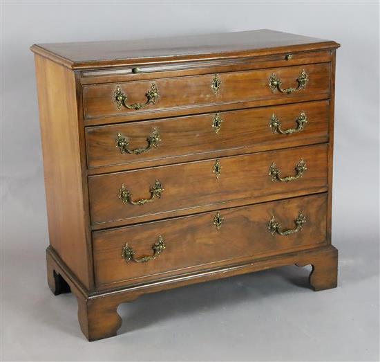 A George III mahogany chest, W.2ft 10in. D.1ft 6in. H.2ft 8in.